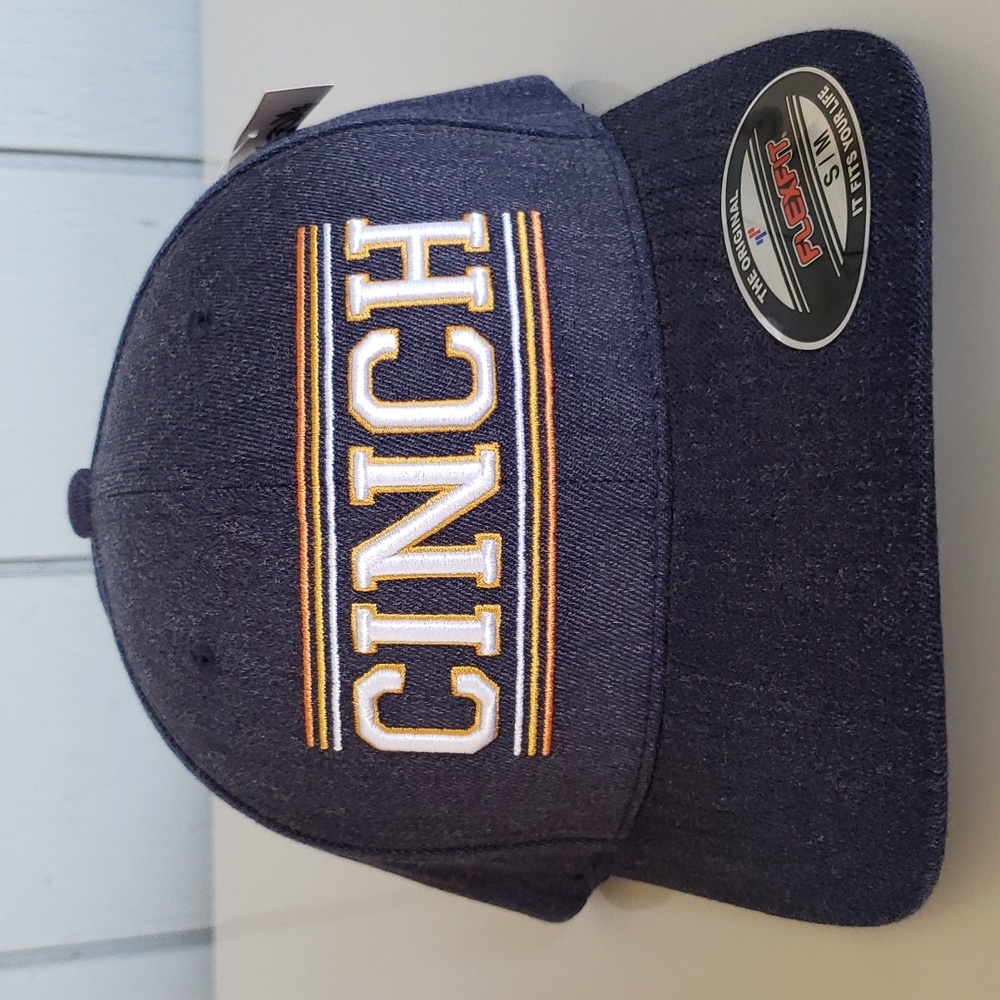 Cinch Hat Cowboy Hat Western Hat Cachucha Vaquera S/M Flexfit Solid Back